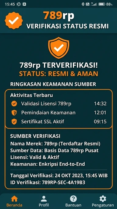 Tampilan kanal resmi 789rp