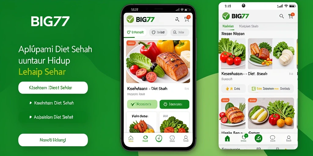 Tampilan antarmuka aplikasi BIG77 yang menawan dan fungsional.